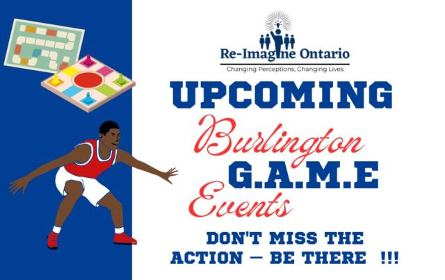 Burlington GAME Events for October and November 2025.